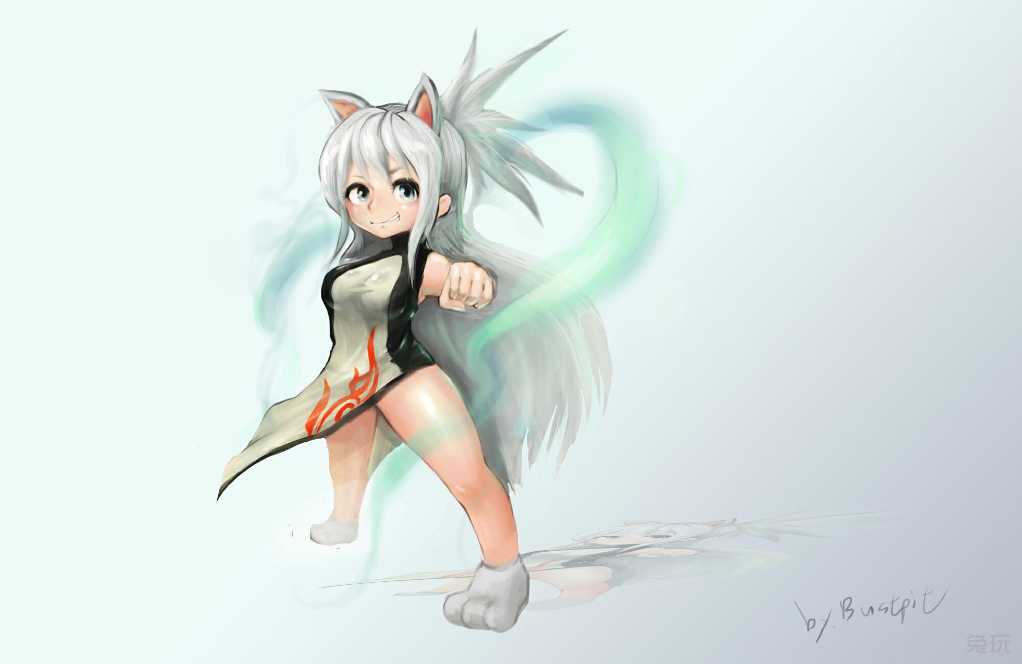 dnf同人福利图集 超萌女格斗小短腿好可爱(6)