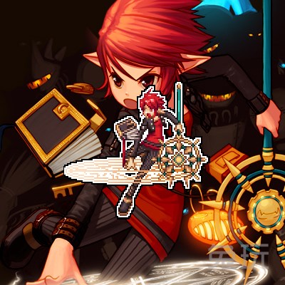 DNF同人美图欣赏 女性职业各职业像素图(4)