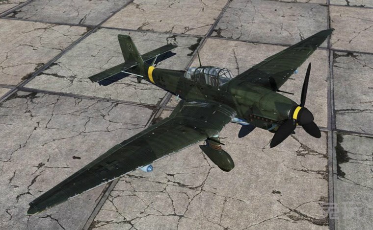 战争雷霆德系战机介绍 ju 87 d-5