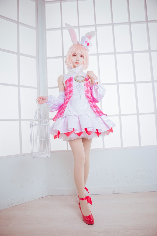 爱丽丝梦游仙境兔子小姐cos(8)