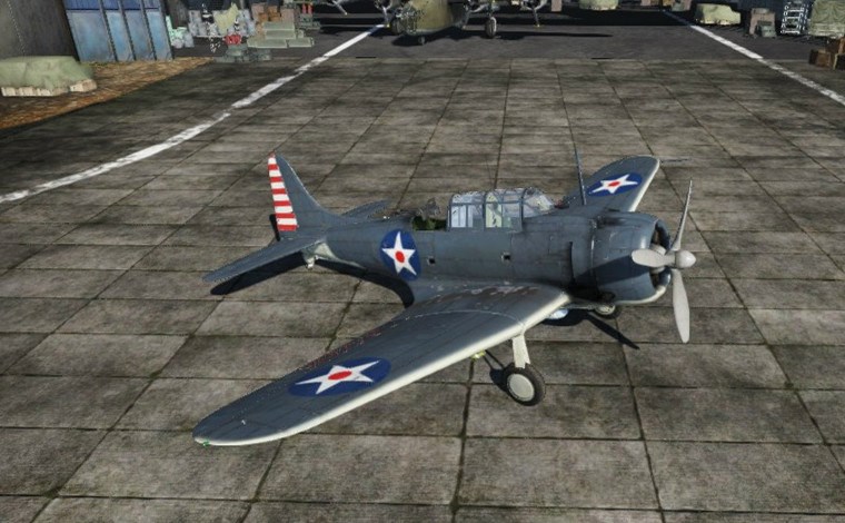 战争雷霆美系战机介绍 sbd-3