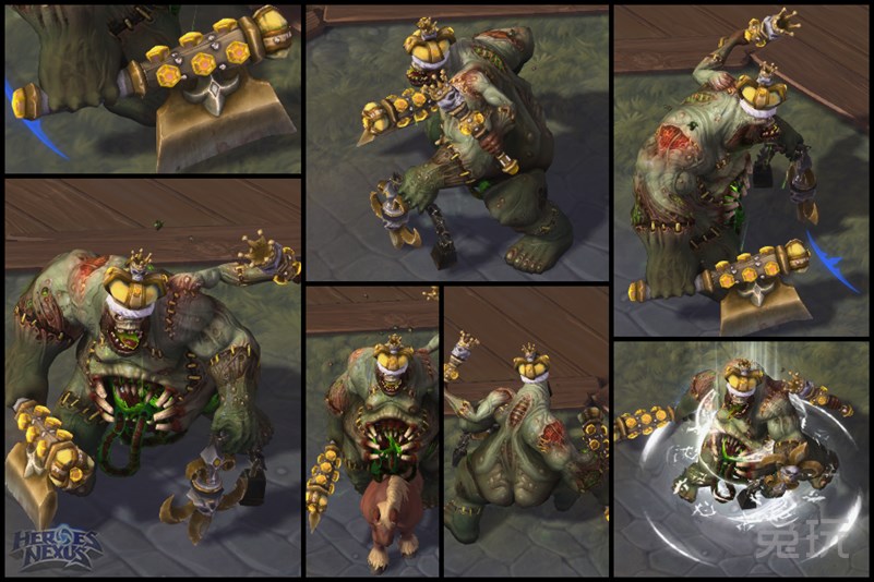 风暴英雄:大师级缝合怪皮肤配色展示(3)