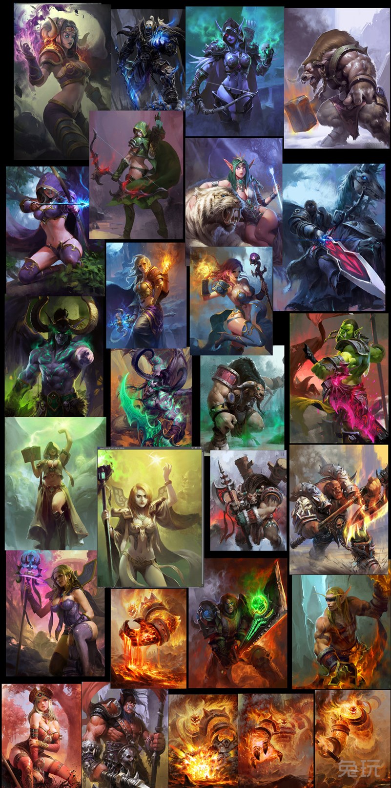 国外魔兽玩家精美绘画:喷血的怀特迈恩!(13)_兔玩网魔兽世界